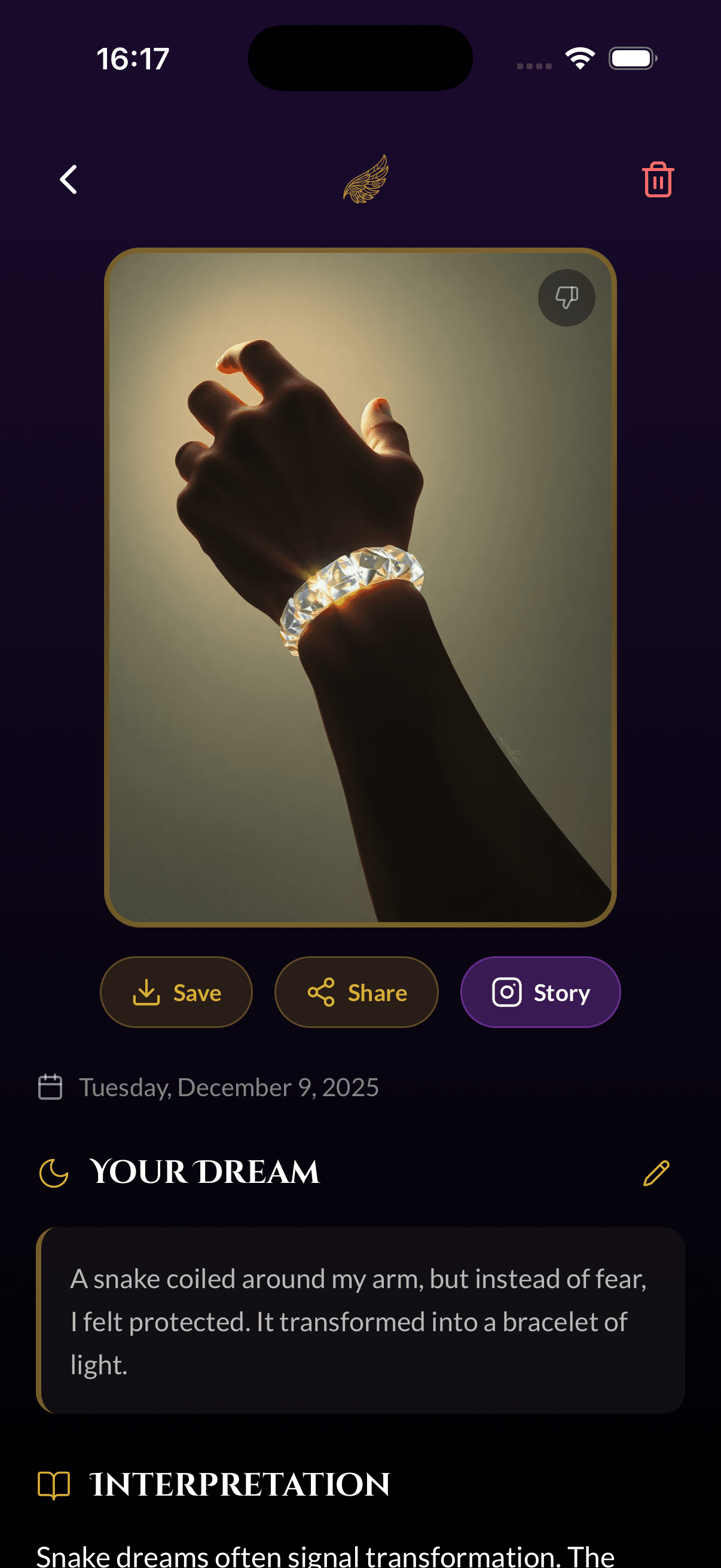 AI-Generated Dream Visualization